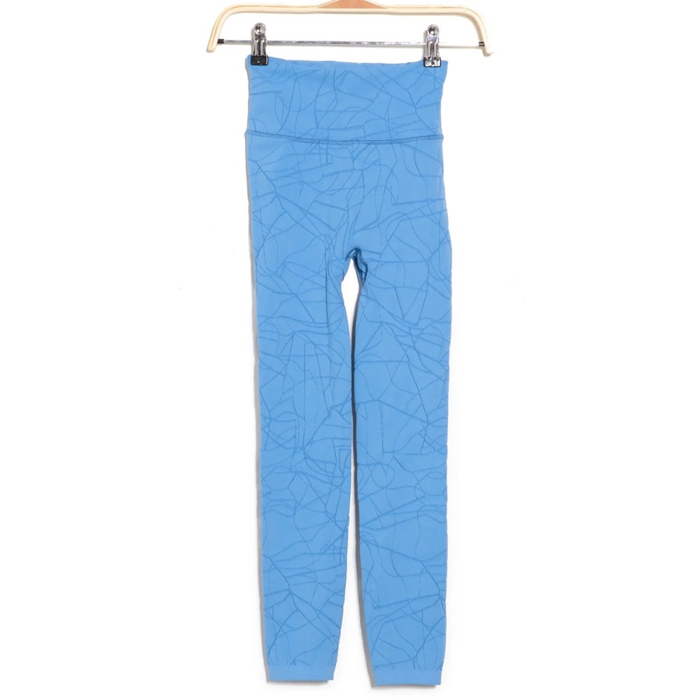 SWEATY BETTY Motion Jacquard 7/8 Leggings in Regatta Blue - Picture 11 of 11